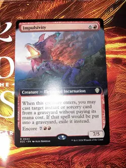 Impulsivity (Extended Art) Commander: Lorwyn Eclipsed Regular X2 - Image 4
