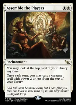 Assemble the Players - Foil Promo MKM NM MTG - Image 1