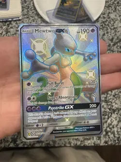 Pokemon TCG Mewtwo GX SV59/SV94 Holo Full Art Shiny Rare NM - Image 1