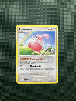 Pokemon TCG Happiny 76/127 Platinum Regular Common MP Condition - Image 1