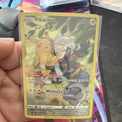 Pokemon Pikachu Ultra Rare Holo TG05/TG30 Lost Origin Trainer Gallery 60HP - Image 1