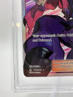 2019 Pokemon S&M Unbroken Bonds Koga’s Trap Trainer #211 | Full Art | PSA 10 MT - Image 4