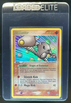 2005 Pokemon EX Unseen Forces Hitmonlee Reverse Holo #25/115 - Image 1