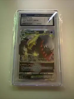 Pokemon TCG: Darkrai VSTAR Ultra Rare 099/189 Astral Radiance CGC Mint 9 Slab - Image 1