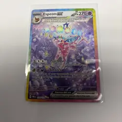 Espeon ex 155/131 Prismatic Evolutions Special Illustration Rare SIR Pokemon - Image 1
