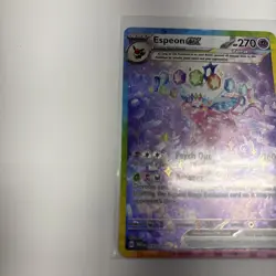 Espeon ex 155/131 Prismatic Evolutions Special Illustration Rare SIR Pokemon - Image 3