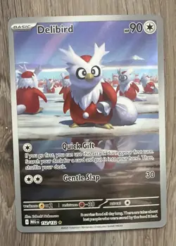 Delibird - Holo Illustration Rare ME01: Mega Evolution 152/132 NM - Image 1