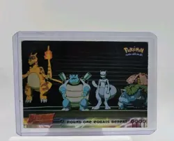 Pokemon TCG Round One Equals Defeat Pokemon Topps Mewtwo Strikes Back 26 - Image 1