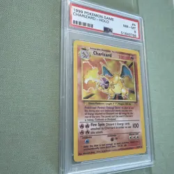 1999 Pokemon Base Set #4 Charizard Holo PSA 8 - Image 2