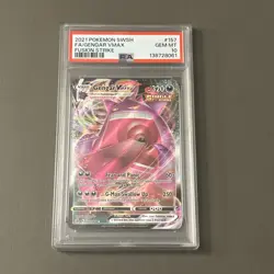 Pokemon TCG: Gengar VMAX 157/264 Swsh08: Fusion Strike Holo PSA 10 - Image 1
