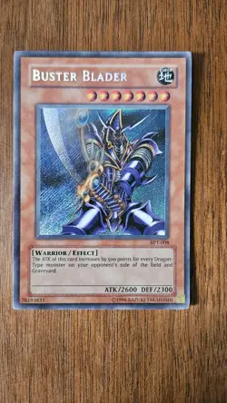 Buster Blader - Secret Rare - BPT-008 - 2003 Colletors Tin - Yu-Gi-Oh! - LP - Image 1