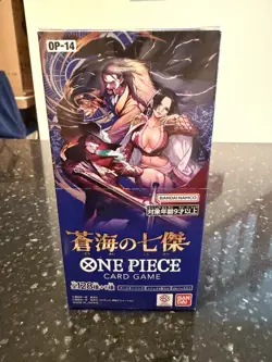 One Piece Card Game OP-14 Booster Box The Azure Sea’s Japanese US SELLER - Image 1