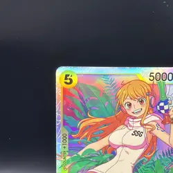 One Piece TCG Nami SR OP08-106 Two Legends Holo NEAR MINT - Image 3
