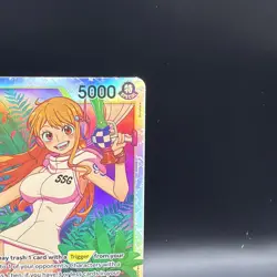 One Piece TCG Nami SR OP08-106 Two Legends Holo NEAR MINT - Image 4
