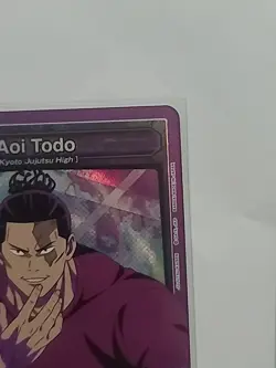 Aoi Todo Union Arena TCG Jujutsu Kaisen UE03BT/JJK-1-081 SR Holo English NM - Image 4