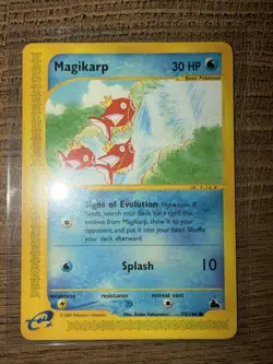 Magikarp Skyridge 75/144 Regular Non-Holo Card Near Mint Condition - Image 2