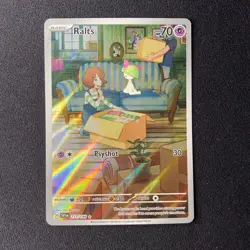 Pokemon TCG Ralts 211/198 Full Art Illustration Rare Card Scarlet & Violet - Image 1