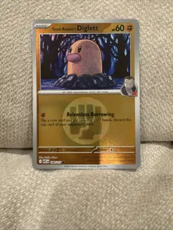 Pokemon TCG: Team Rocket’s Diglett 100/217 Reverse Holo Ascended Heroes Card - Image 1