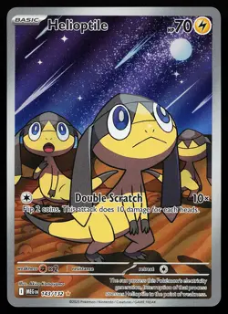 Helioptile 143/132 Holo Illustration Rare Mega Evolution Pokemon Card - Image 1