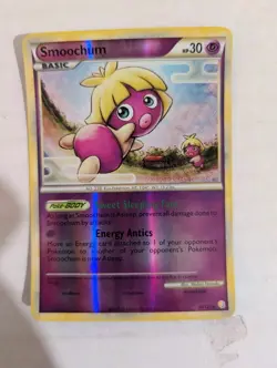 Pokemon Card - Smoochum HeartGold SoulSilver 30/123 Reverse Holo - Image 1