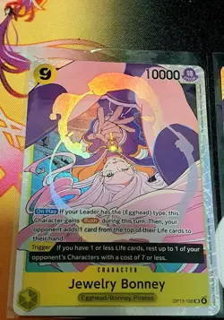 🔥 One Piece TCG OP13-108 Jewelry Bonney Card- Super Rare - Foil - 4x Playset 🔥 - Image 3