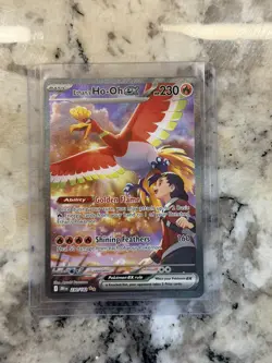 Pokemon TCG Ethan’s Ho-Oh EX Card 230/182 English - Image 1