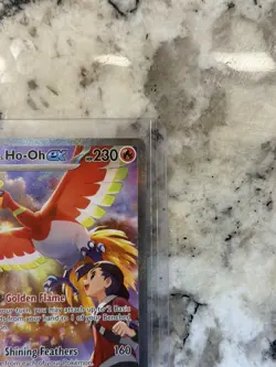Pokemon TCG Ethan’s Ho-Oh EX Card 230/182 English - Image 3