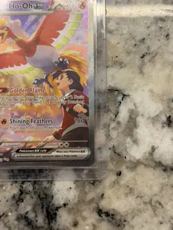 Pokemon TCG Ethan’s Ho-Oh EX Card 230/182 English - Image 4