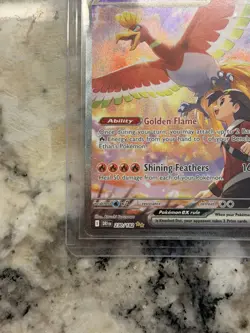 Pokemon TCG Ethan’s Ho-Oh EX Card 230/182 English - Image 5