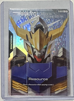 Gundam TCG Card Game Dual Impact Foil Resource GD02 C+ R-017 Gundam Barbatos 1st - Image 1