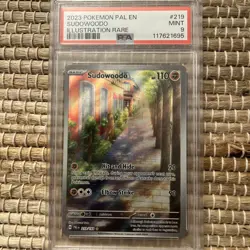 Pokemon Sudowoodo Holo Illustration Rare Card Paldea Evolved 219/193 PSA9🔥 - Image 1