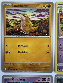 Pokemon Shinji Kanda Illustration Set 7 Cards No Doubles No Holos Mint TCG - Image 2