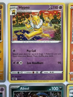 Pokemon Shinji Kanda Illustration Set 7 Cards No Doubles No Holos Mint TCG - Image 4