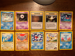 10 VINTAGE Pokemon Cards from Classic WOTC Sets!! - Image 1