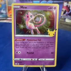 Mew 011/025 Pokemon TCG 25th Anniversary Holo Card Celebrations Pokemon Card - Image 1