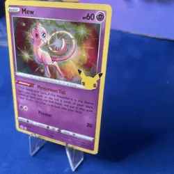 Mew 011/025 Pokemon TCG 25th Anniversary Holo Card Celebrations Pokemon Card - Image 3