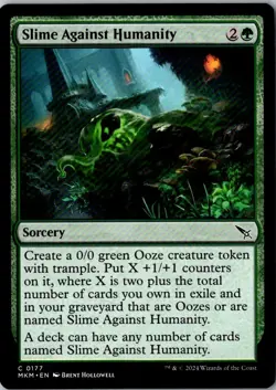 2024 MTG Murders at Karlov Manor Slime Against Humanity Expansion/Common #177 - Image 1