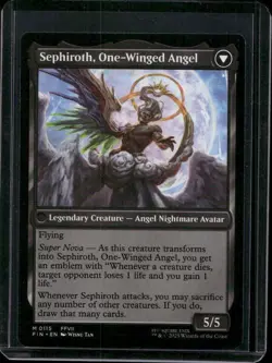 Magic the Gathering MTG Final Fantasy - Sephiroth, Fabled SOLDIER #0115 FFVII - Image 2