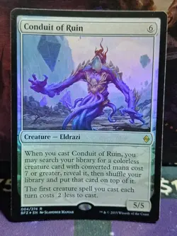 MTG | Conduit of Ruin | BFZ | Foil | Moderately Played | English - Image 3
