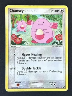 Pokemon TCG Chansey EX Unseen Forces 20/115 Regular Rare - Image 1