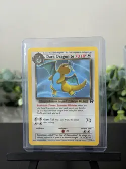 Pokemon Dark Dragonite TCG Card 22/82 Non-Holo, Wizards of the Coast 1999 - Image 1
