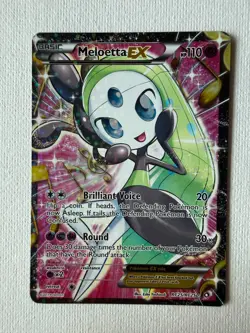 Meloetta EX RC25/RC25 Full Art Radiant Collection Legendary Treasures NM Pokemon - Image 1