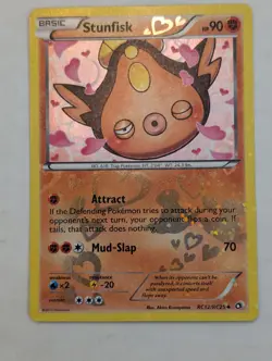 Stunfisk RC12/RC25 Legendary Treasures Radiant Collection 2013 Pokemon Card VLP - Image 1