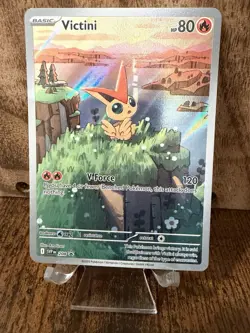 Victini Promo NM 208/SV-POKEMON Black Bolt & White Flare Pokemon Card - Image 1