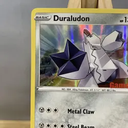 Pokemon Sword & Shield Gamestop Black Star Promo Duraludon Holo Rare SWSH028 NM - Image 2