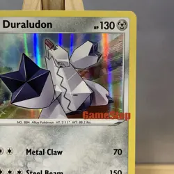 Pokemon Sword & Shield Gamestop Black Star Promo Duraludon Holo Rare SWSH028 NM - Image 3