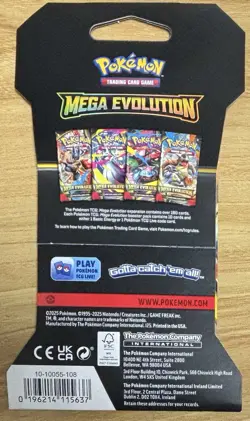 Pokemon Mega Evolution Booster Pack Hanger - Image 2