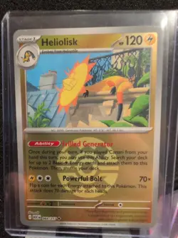 Pokemon HELIOLISK 064/217 - Ascended Heroes - Reverse Holo - QUICK BALL PATTERN - Image 1