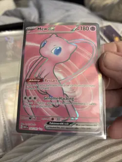 Mew EX Full Art Ultra Rare Pokemon 151 Scarlet & Violet 193/165 C73 - Image 1