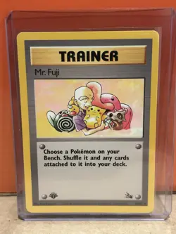 Pokemon Fossil 1st Edition #58/62 Mr. Fuji Uncommon Near Mint - Image 1